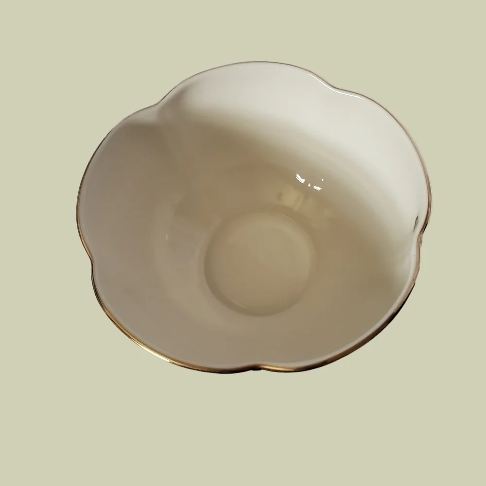 Lenox morningside cottage floral bowl ivory